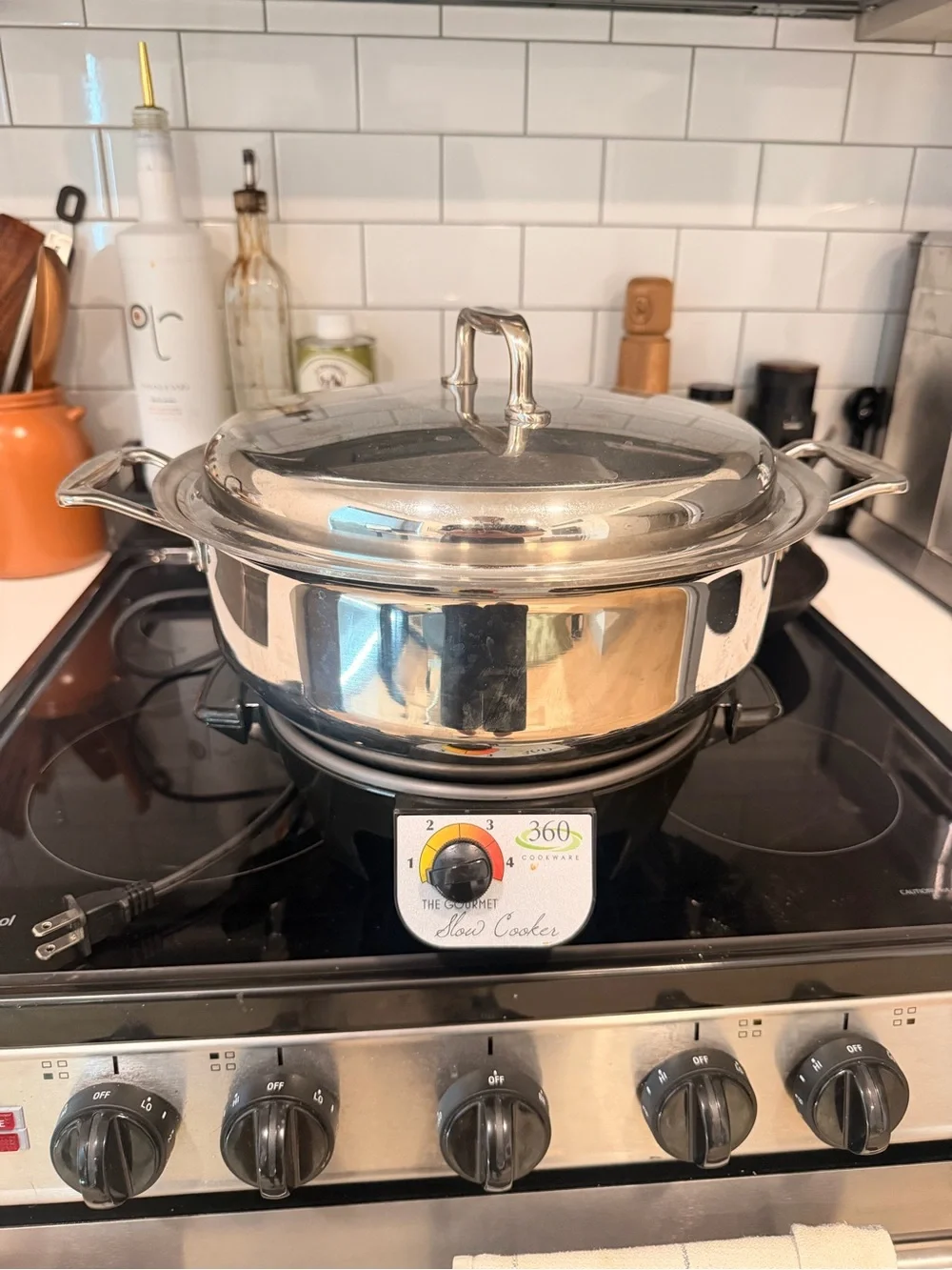 360 Cookware 6 Quart Slow Cooker Set